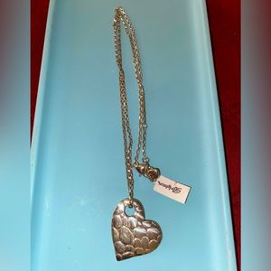 - Brighton pebble heart collection necklace